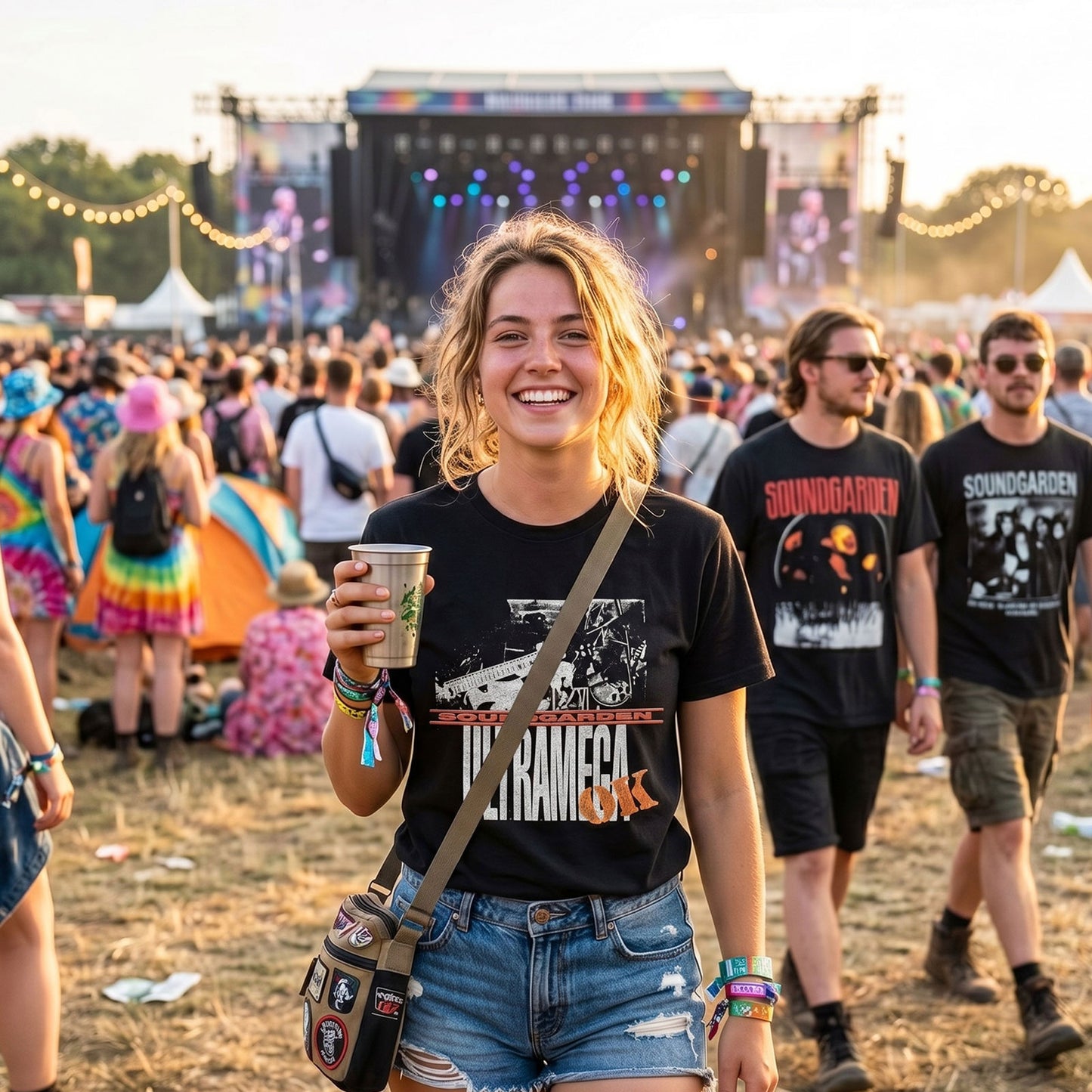 Een foto van een Soundgarden T-Shirt