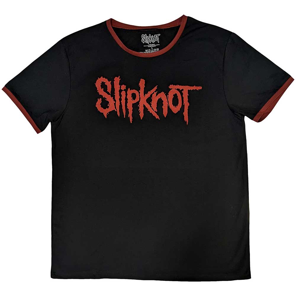 Een foto van een Slipknot Ringer T-Shirt