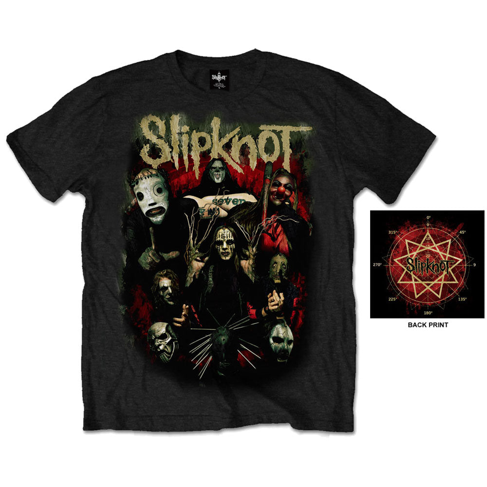 Slipknot Unisex T-Shirt: Come Play Dying (Back Print) T-Shirt
