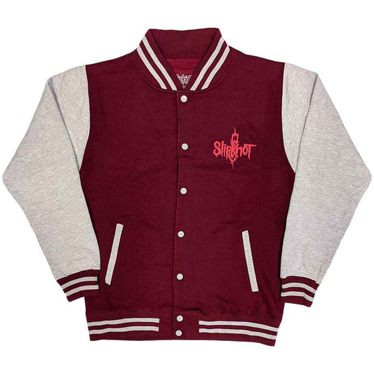 Een foto van een Slipknot Varsity Jas