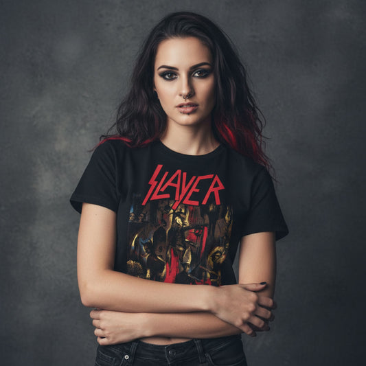 Een foto van een Slayer T-Shirt