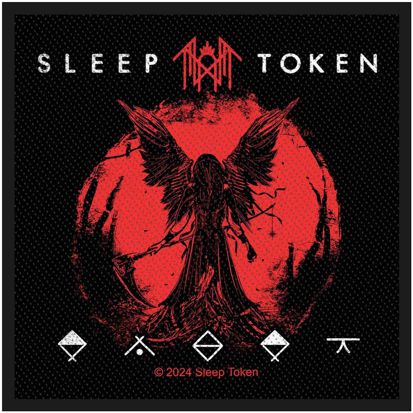 Een foto van een Sleep Token Patch