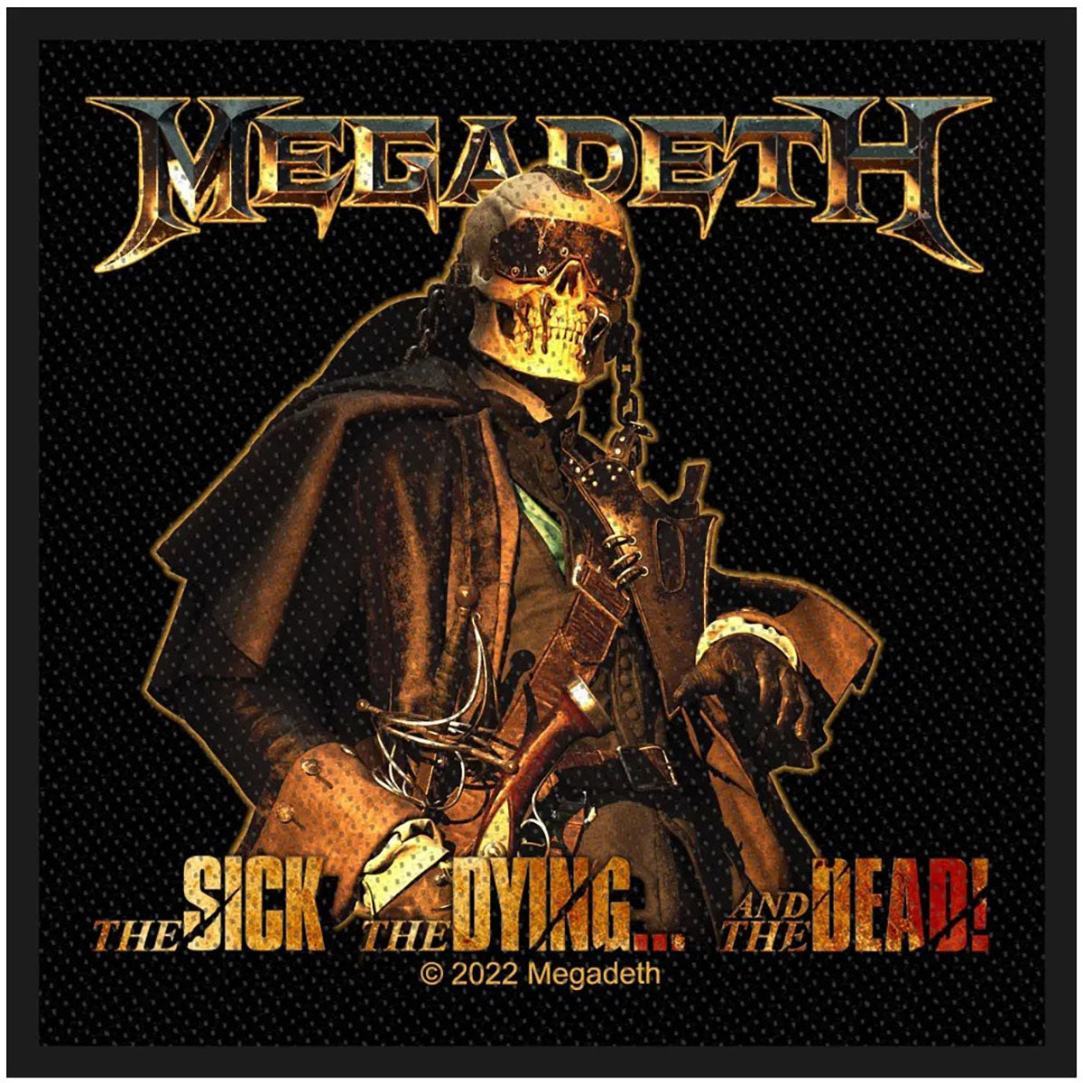 Een foto van een Megadeth Standaard patch
