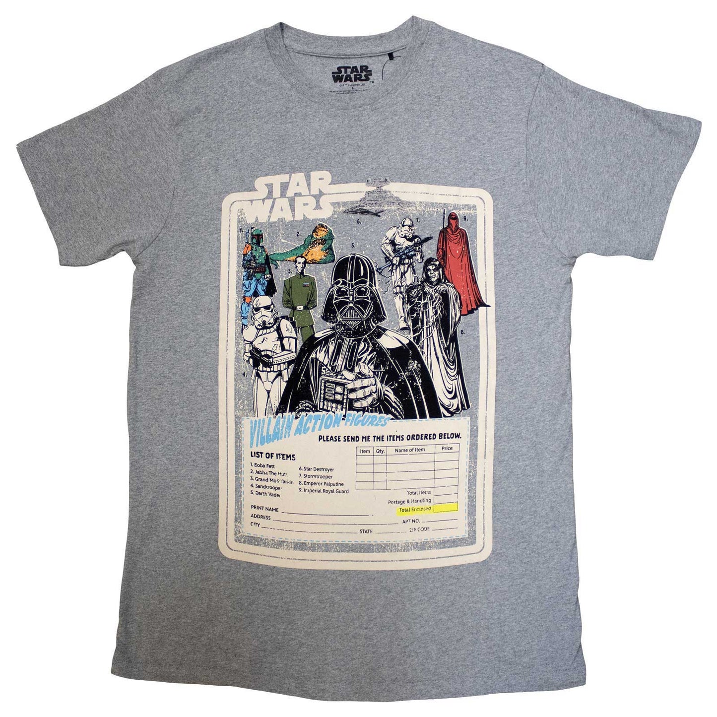 Een foto van een Star Wars T-Shirt