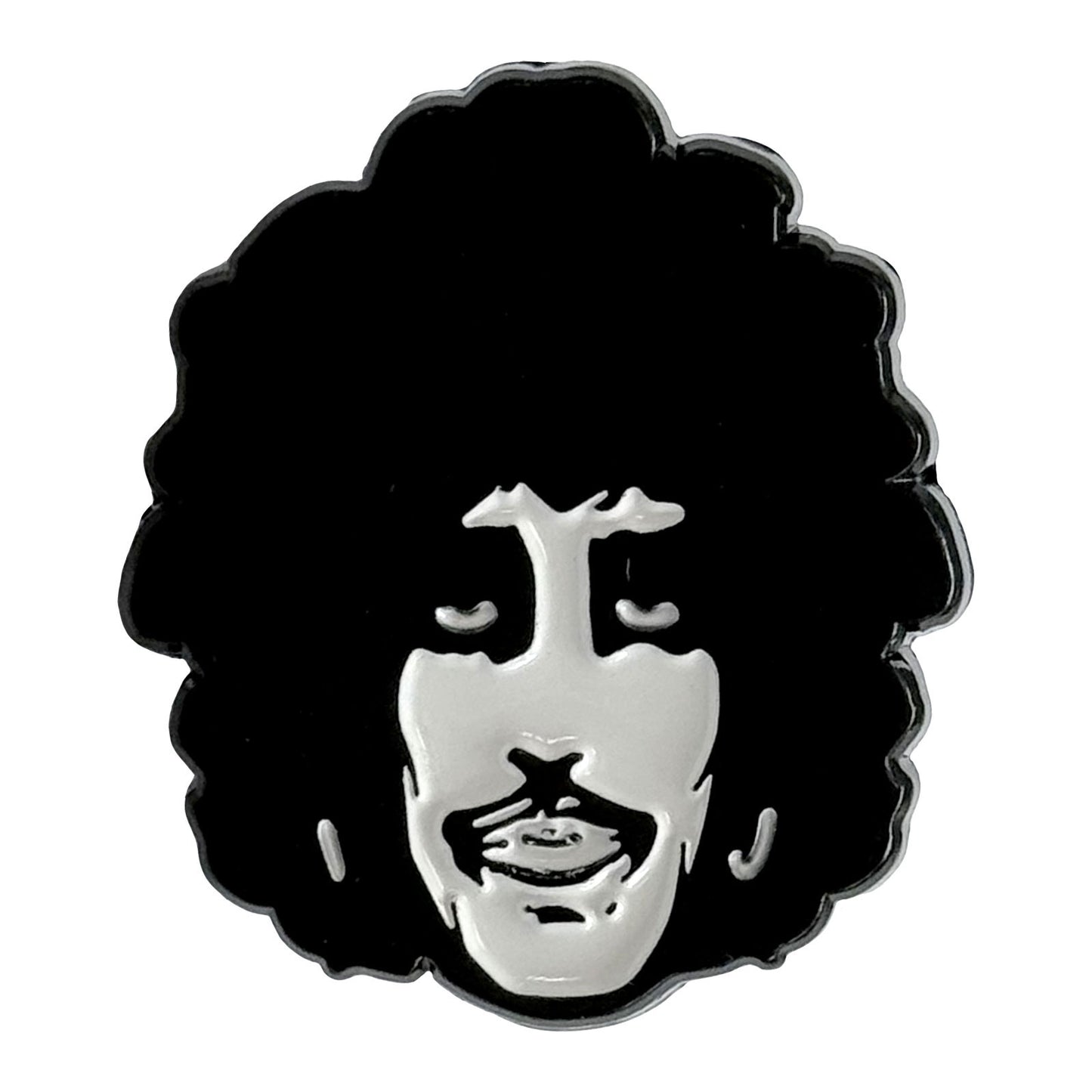 Een foto van een Thin Lizzy Speld Badge