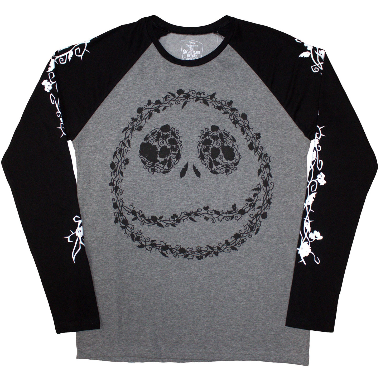 Een foto van een The Nightmare Before Christmas Raglan T-Shirt