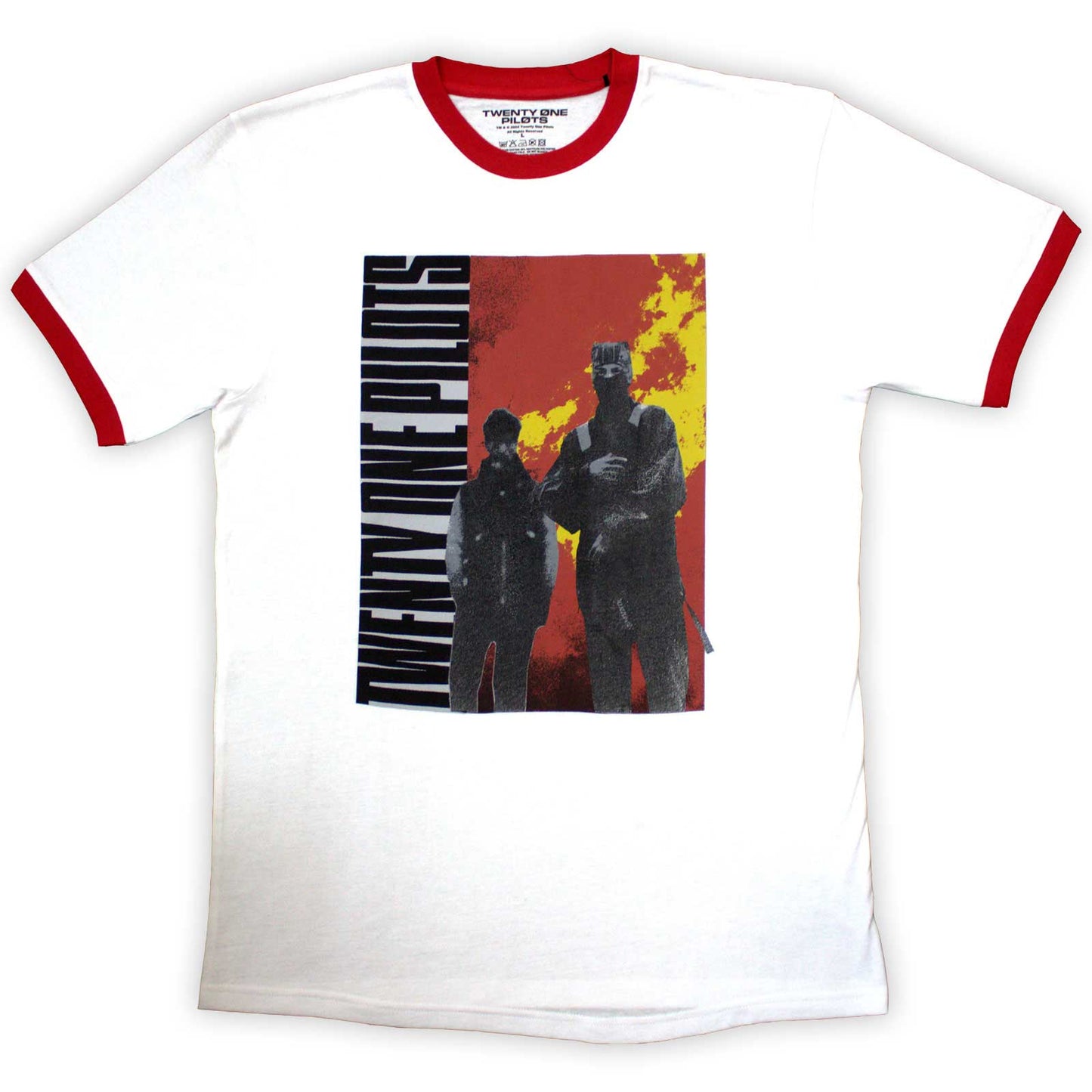 Een foto van een Twenty One Pilots Ringer T-Shirt