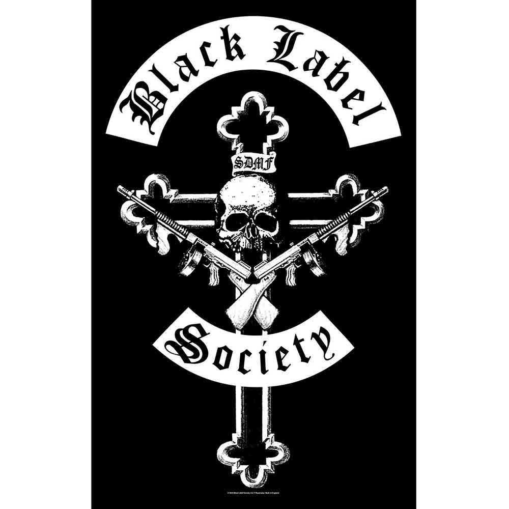 Een foto van een Black Label Society Textiel Poster
