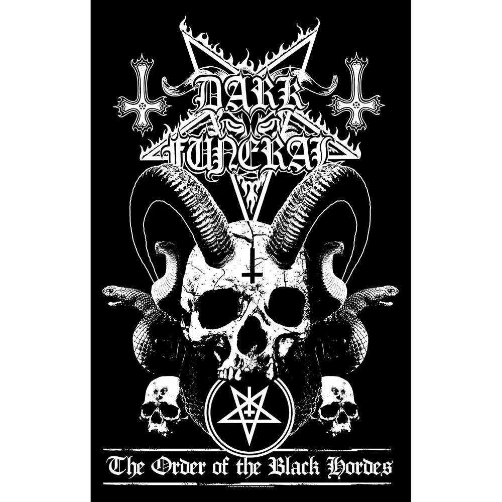 Een foto van een Dark Funeral Textiel Poster