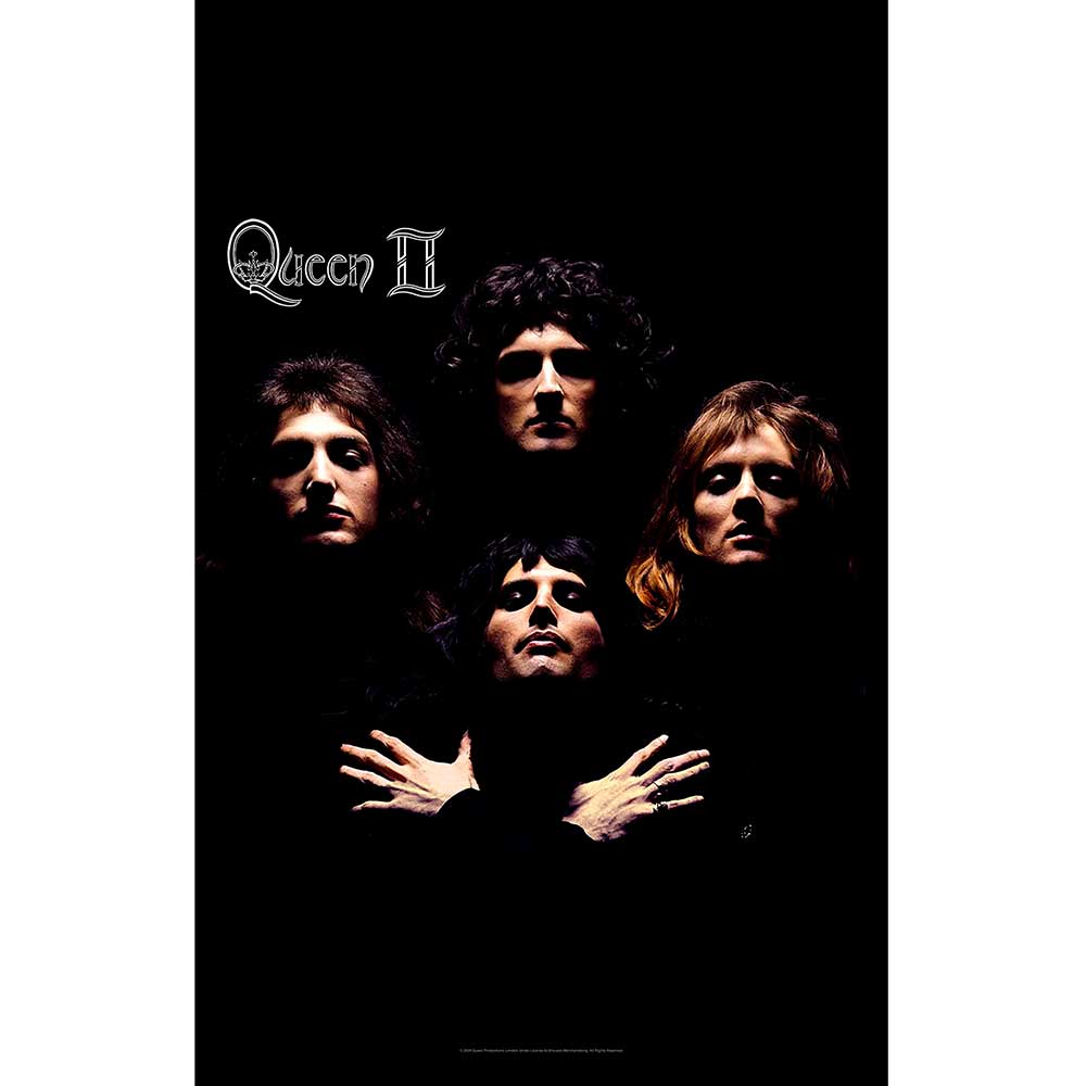 Een foto van een Queen Textiel Poster