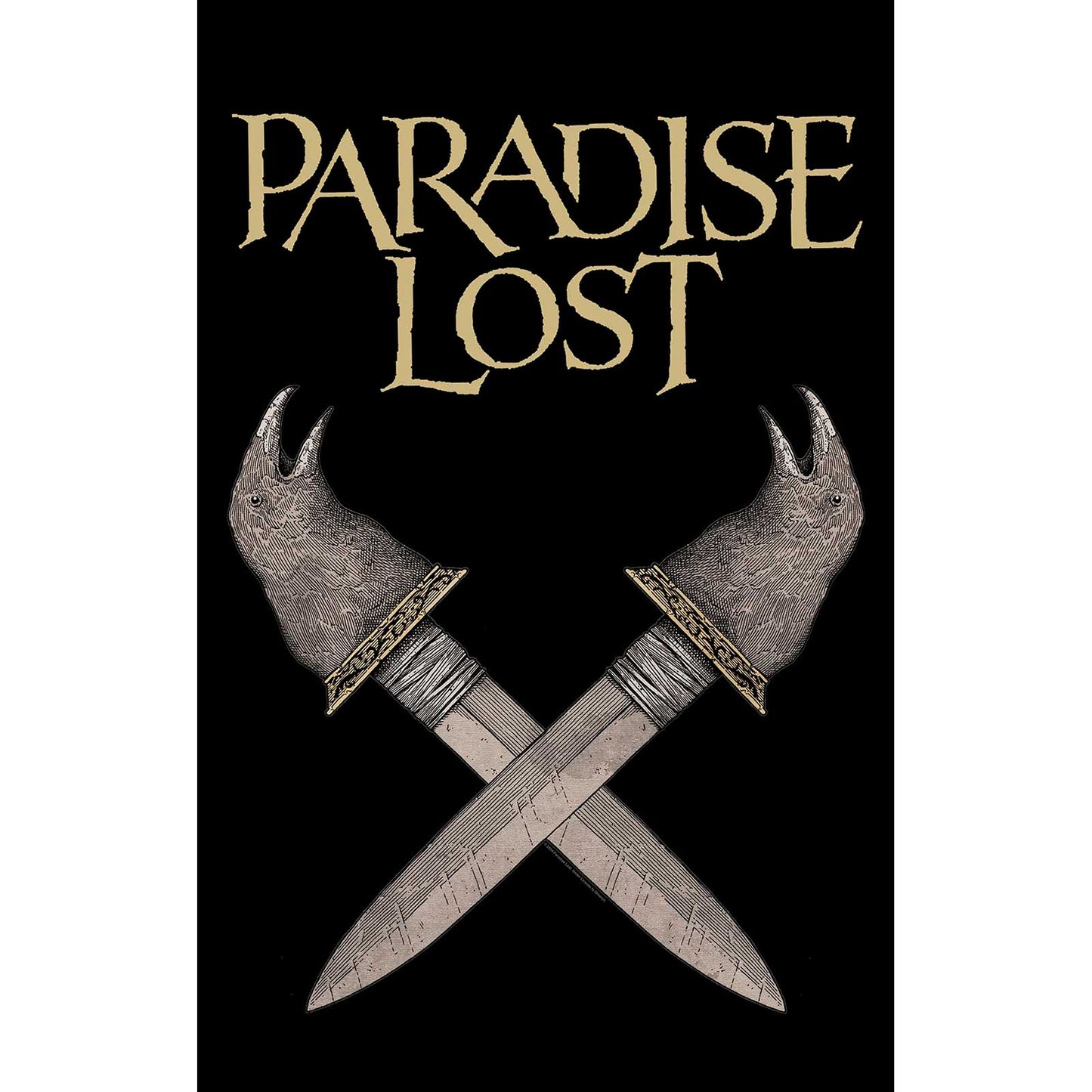 Een foto van een Paradise Lost Textiel Poster