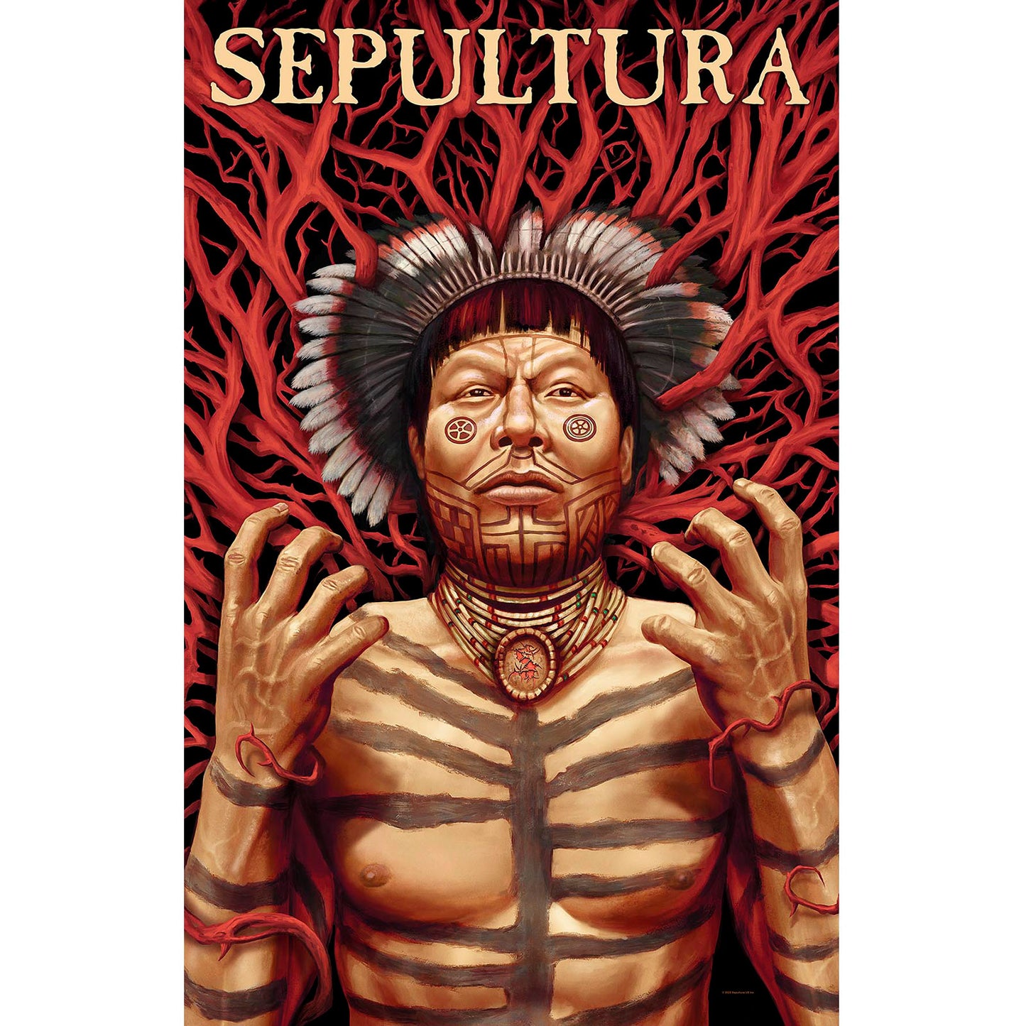 Een foto van een Sepultura Poster