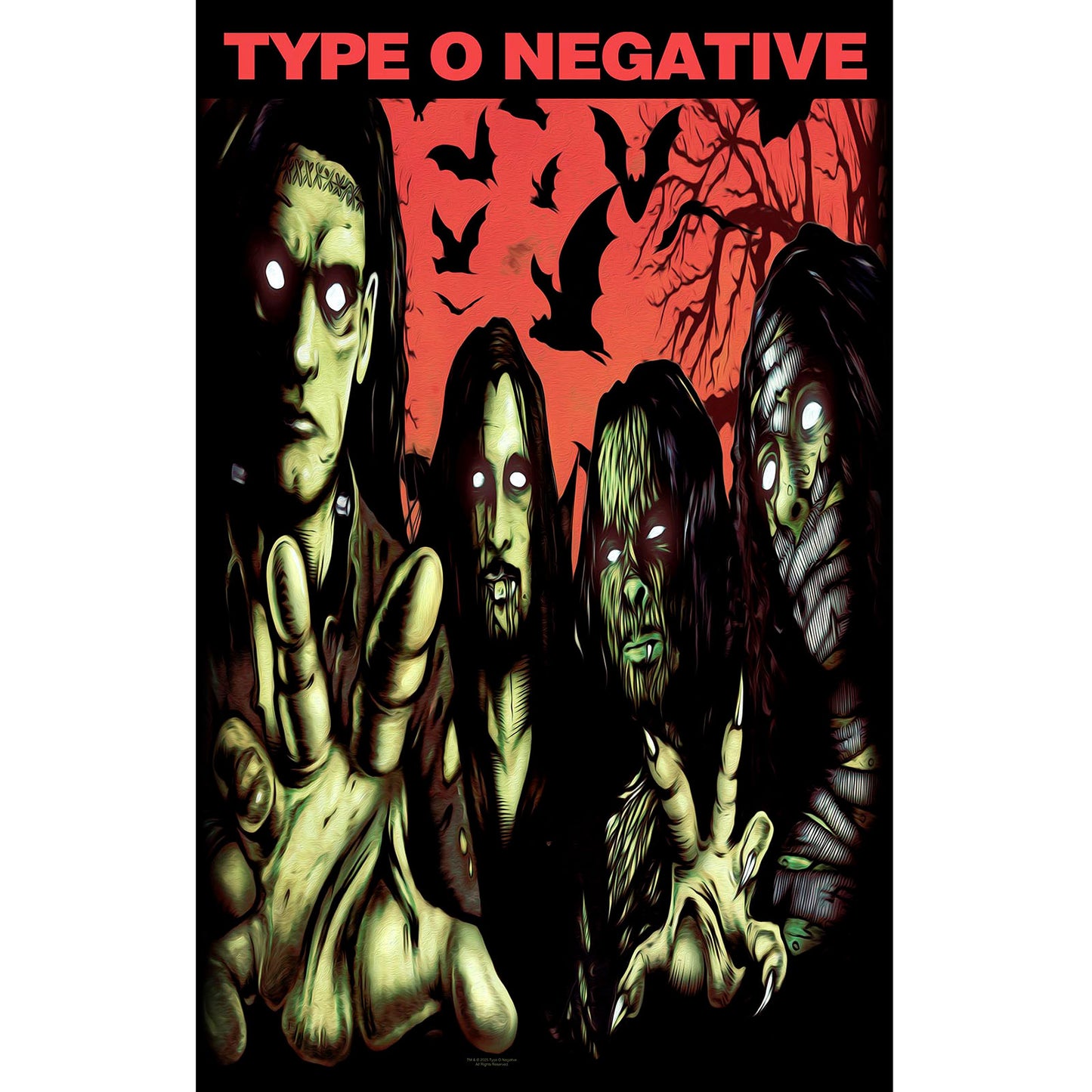 Een foto van een Type O Negative Poster