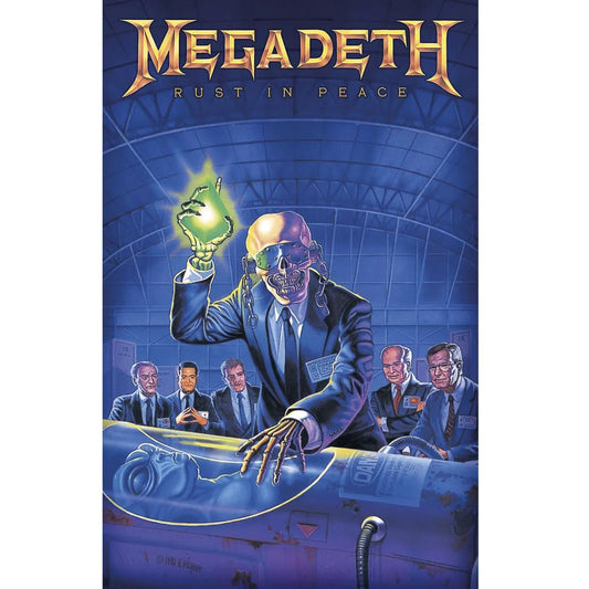 Een foto van een Megadeth Textielposter
