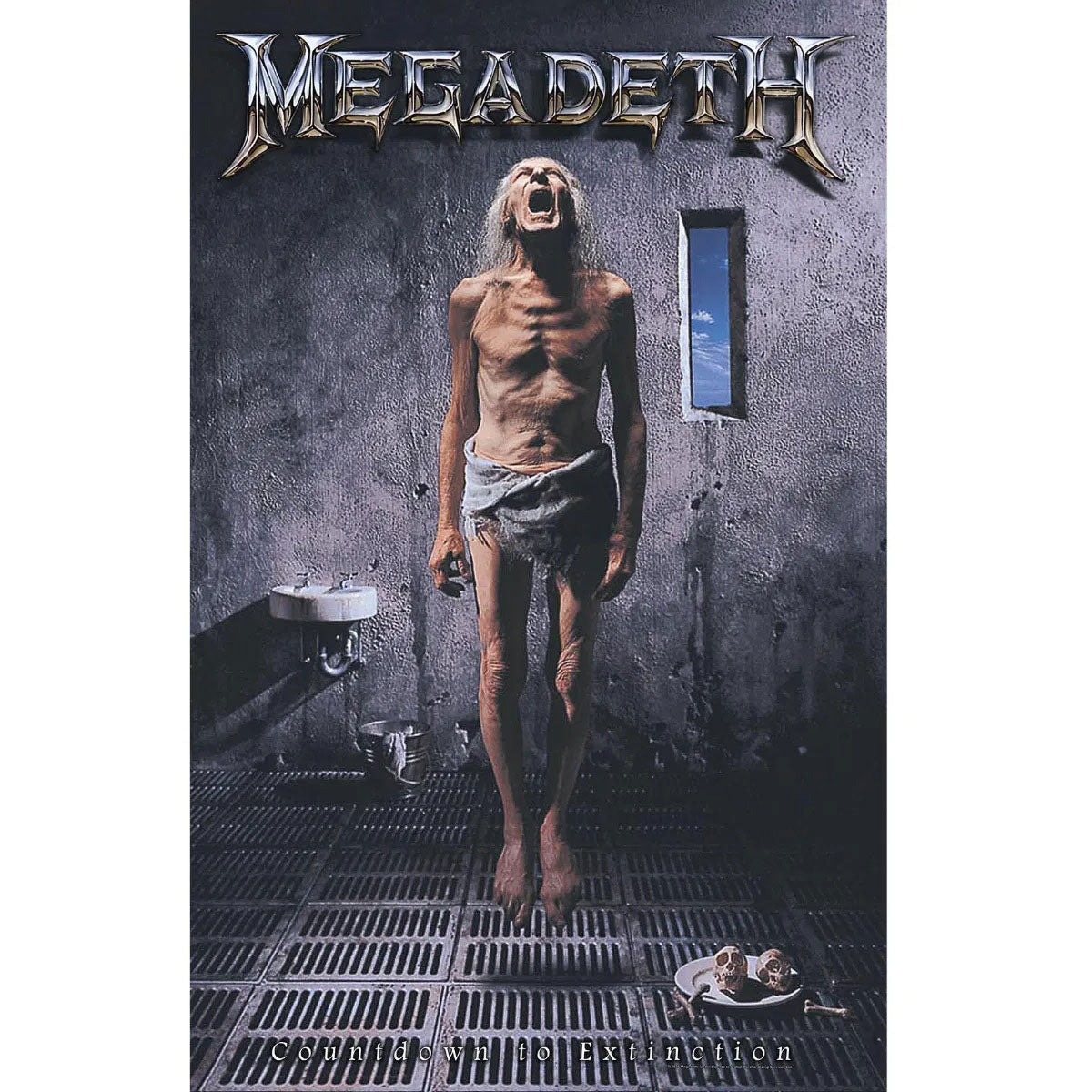 Een foto van een Megadeth Textielposter