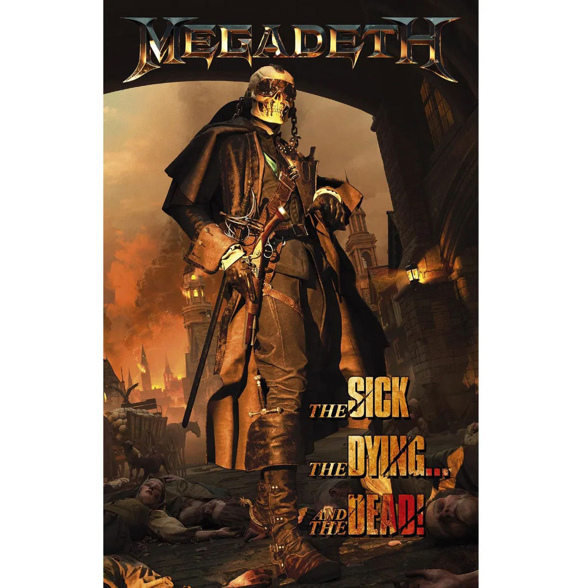 Een foto van een Megadeth Textielposter