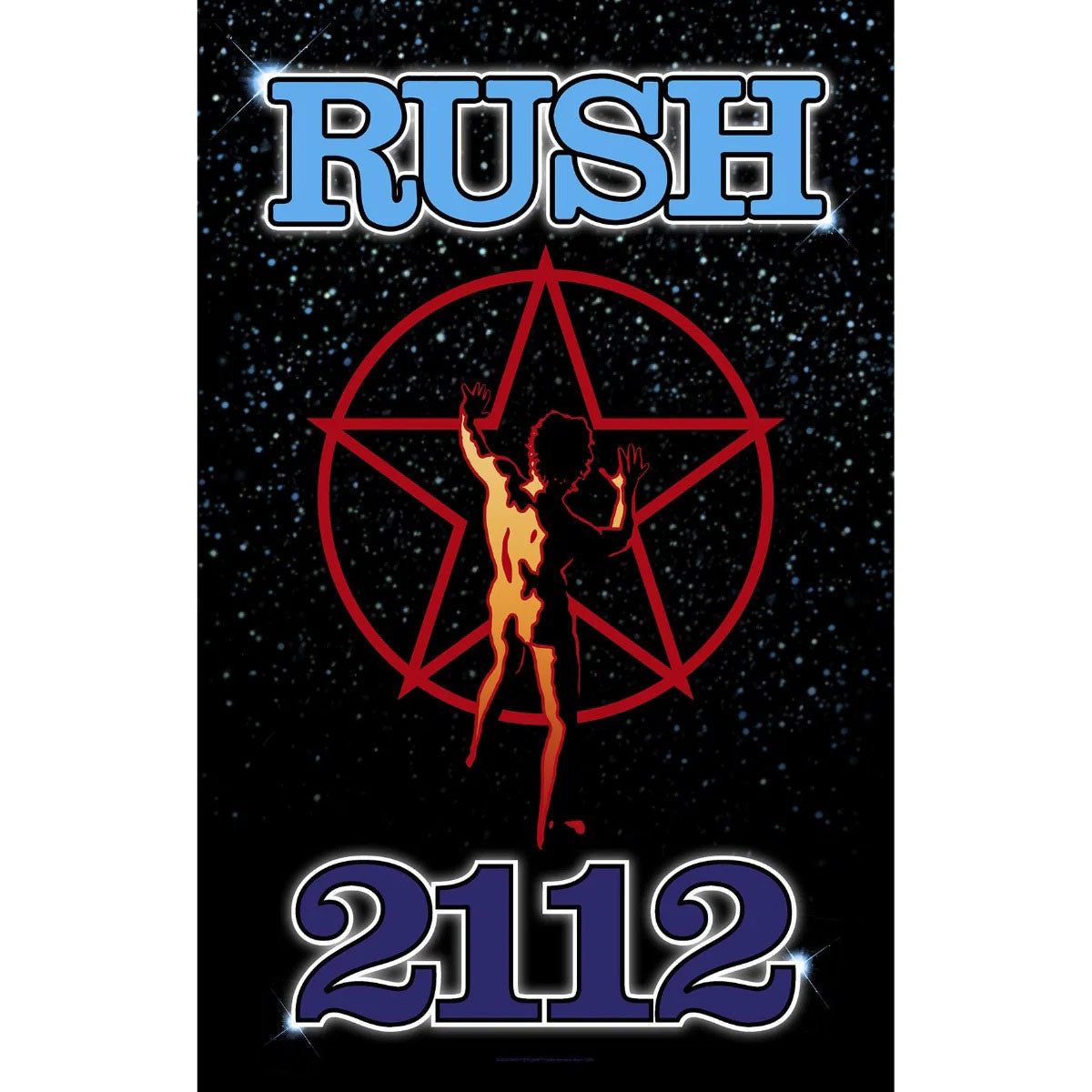 Een foto van een Rush Poster
