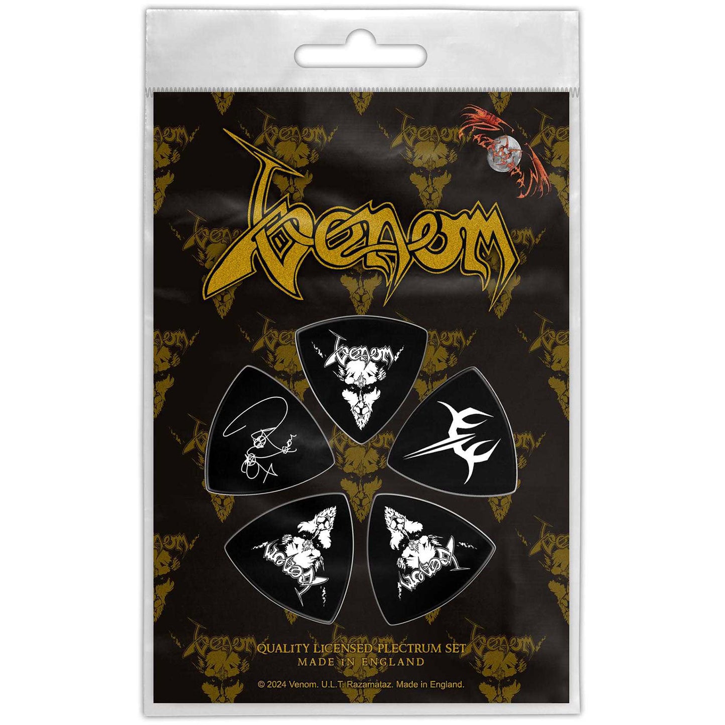 Een foto van een Venom Plectrum