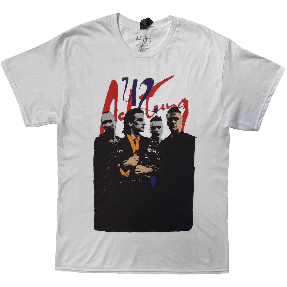 Een foto van een U2 T-Shirt