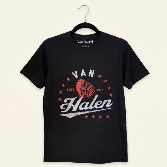 Een foto van een Van Halen T-Shirt