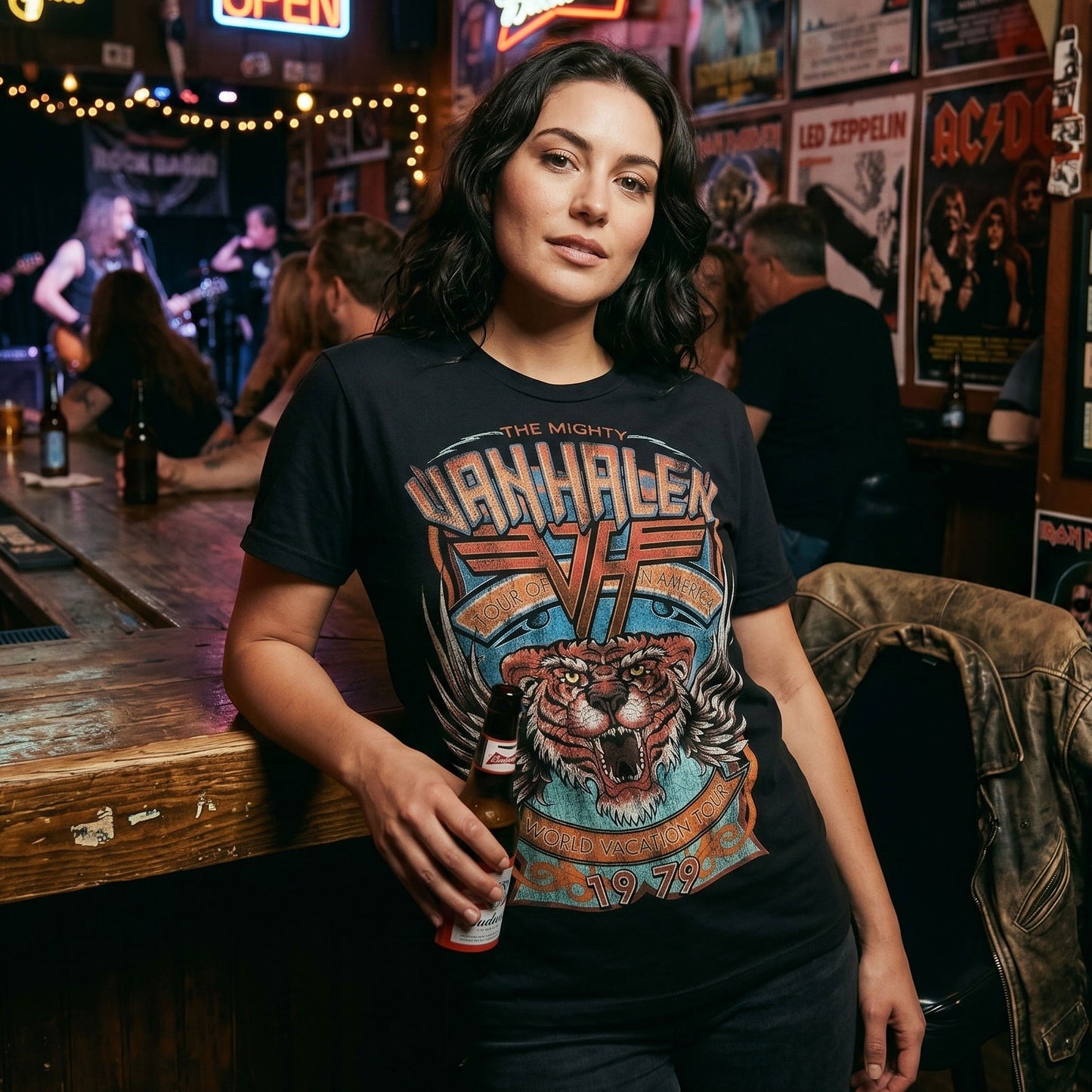 Een foto van een Van Halen T-Shirt
