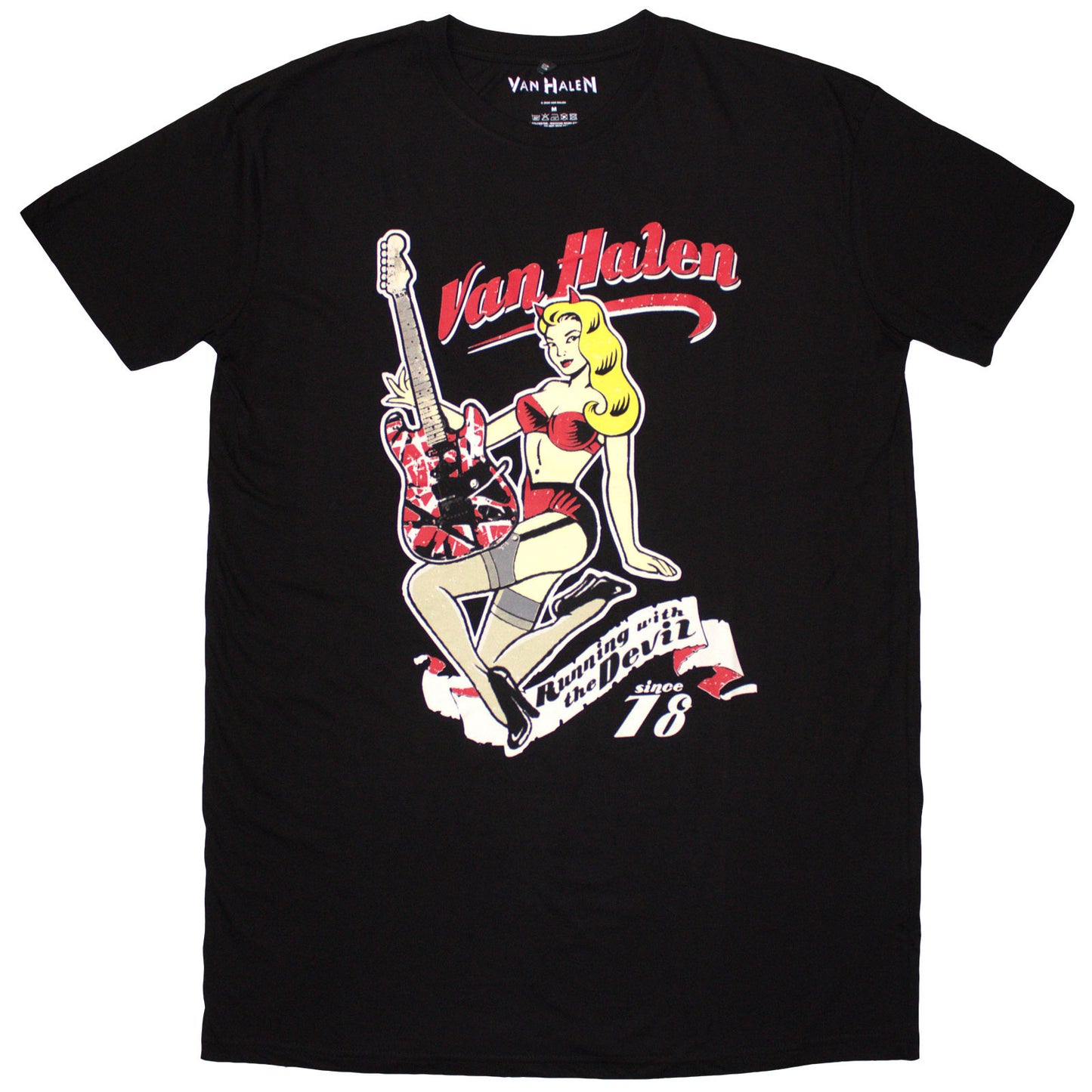 Een foto van een Van Halen T-Shirt