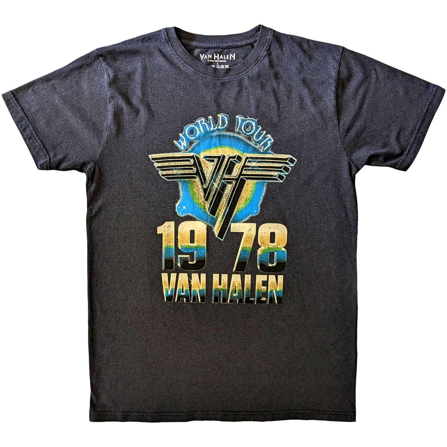 Een foto van een Van Halen T-Shirt