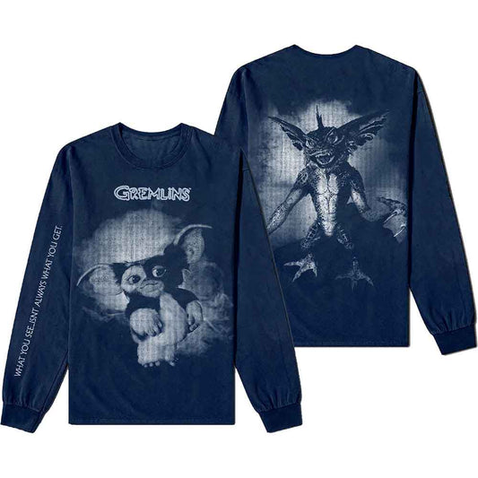 Een foto van een Gremlins Lange Mouw T-Shirt