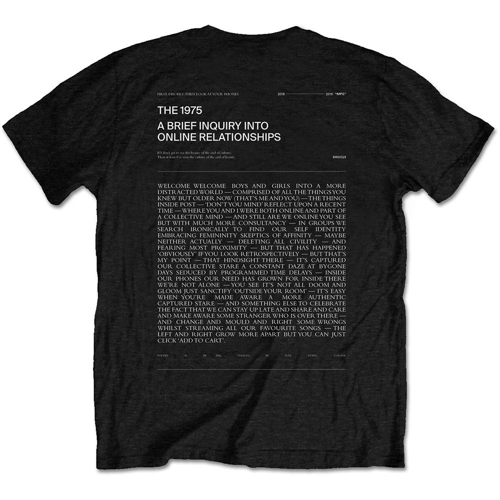 The 1975 Unisex T-Shirt: A Brief Inquiry (Back Print) T-Shirt