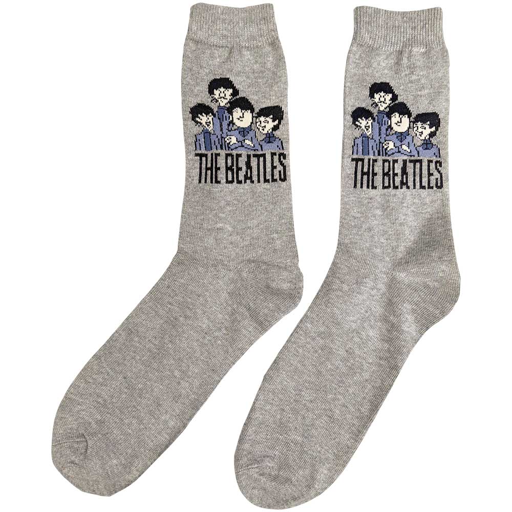 The Beatles Unisex Ankle Socks: Cartoon Group (UK Size 7 - 11) Enkelsokken