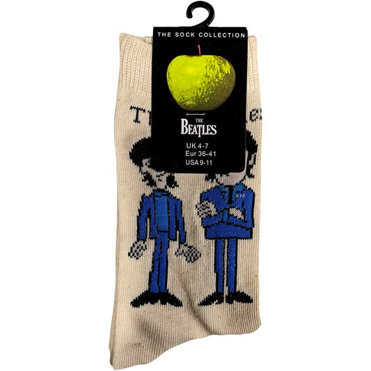 The Beatles Ladies Ankle Socks: Cartoon Standing (UK Size 4 - 7) Enkelsokken