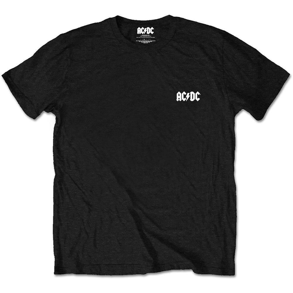 AC/DC Unisex T-Shirt: About To Rock (Back Print/Retail Pack) T-Shirt