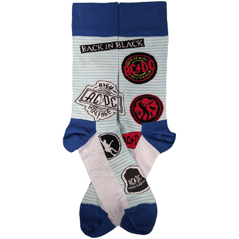 AC/DC Unisex Ankle Socks: Icons (UK Size 7 - 11) Enkelsokken