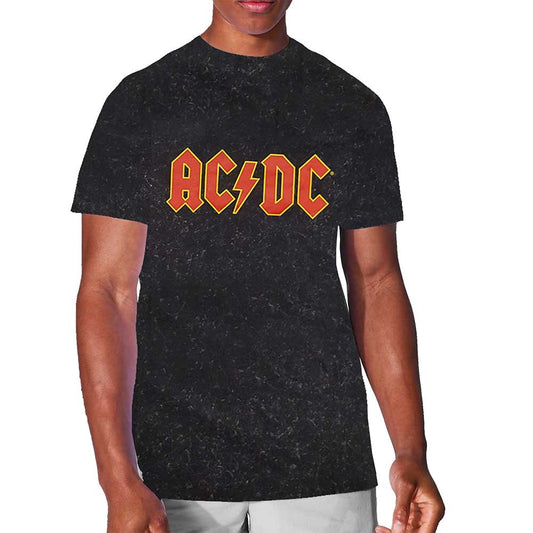 AC/DC Unisex T-Shirt: Logo (Wash Collection) T-Shirt