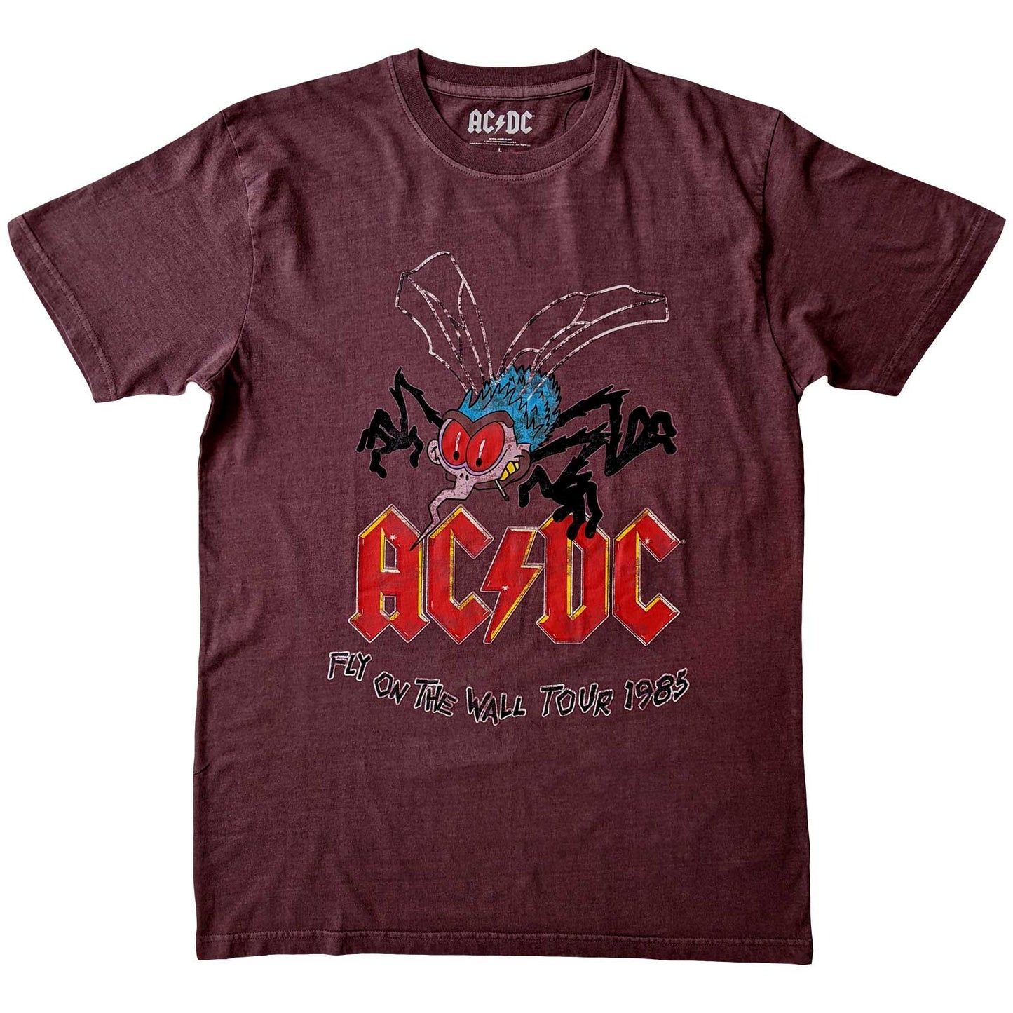 Een foto van een T-Shirt van AC/DC.