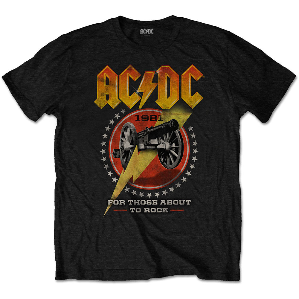 AC/DC Unisex T-Shirt: For Those About To Rock 81 T-Shirt