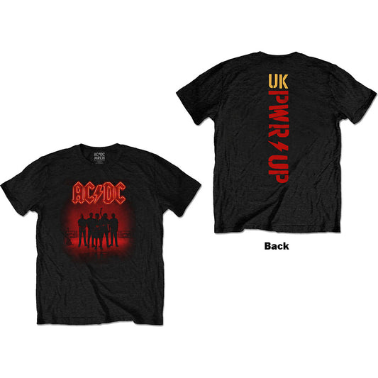 AC/DC Unisex T-Shirt: PWR-UP (Back Print) T-Shirt