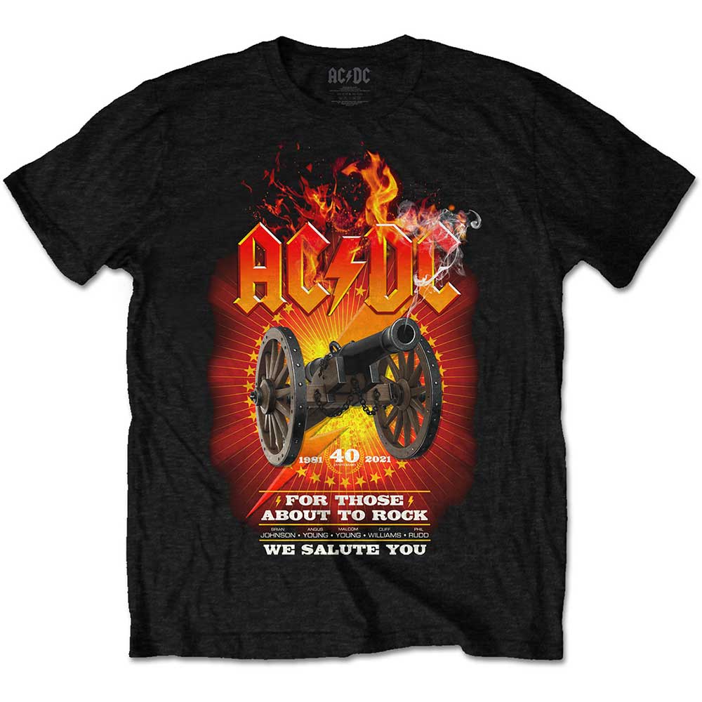 AC/DC Unisex T-Shirt: Minnesota '80 Small) T-Shirt