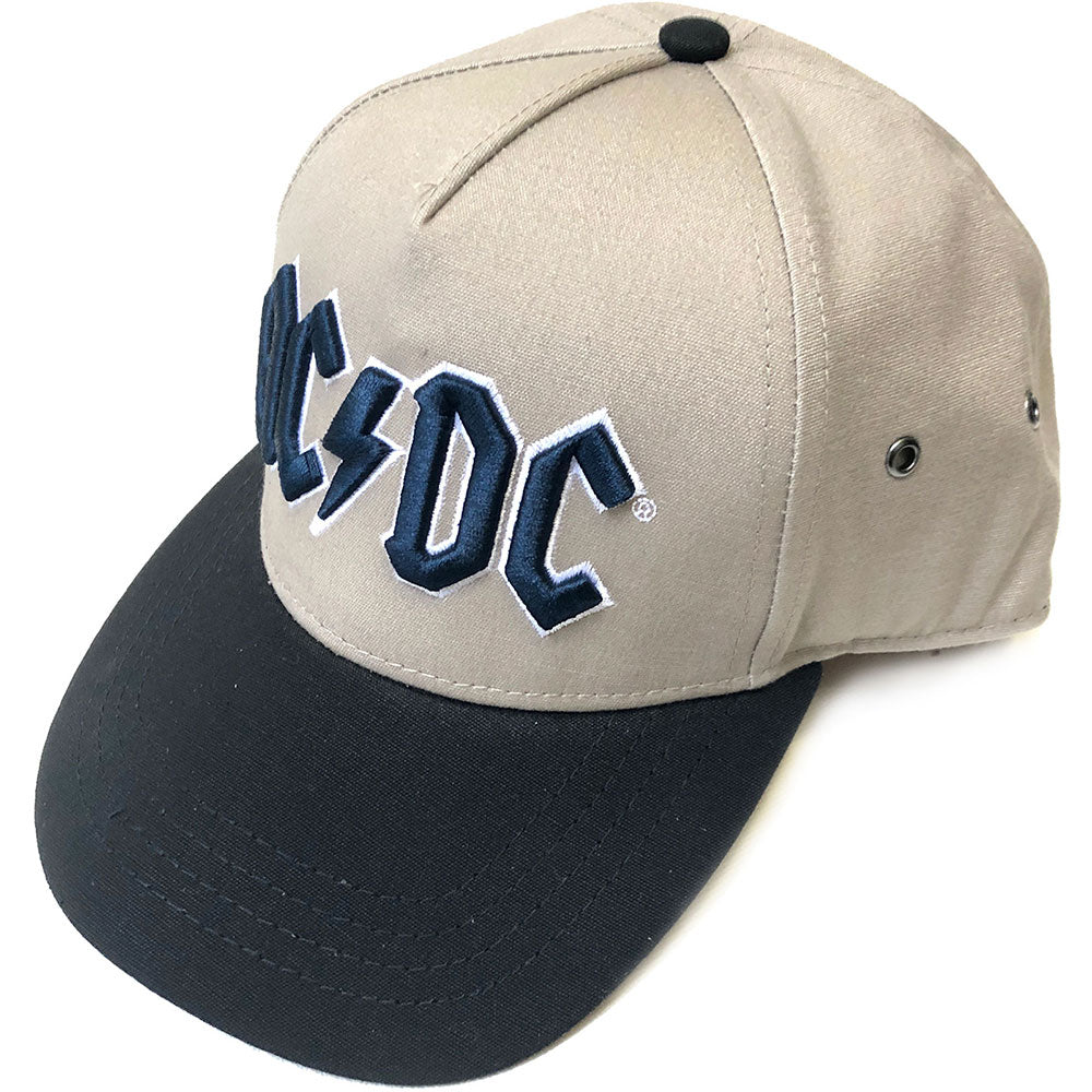 AC/DC Unisex Snapback Cap: Navy Logo Snapback-pet