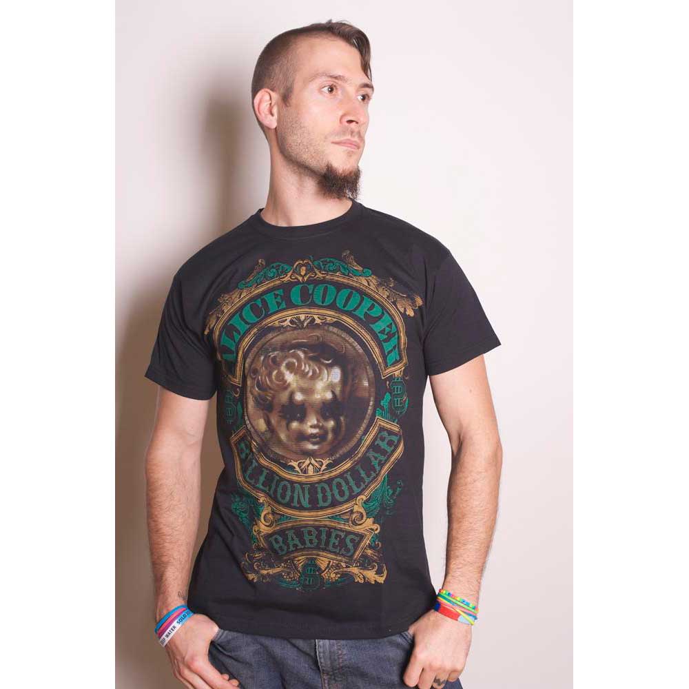 Alice Cooper Unisex T-Shirt: Billion Dollar Baby Crest T-Shirt