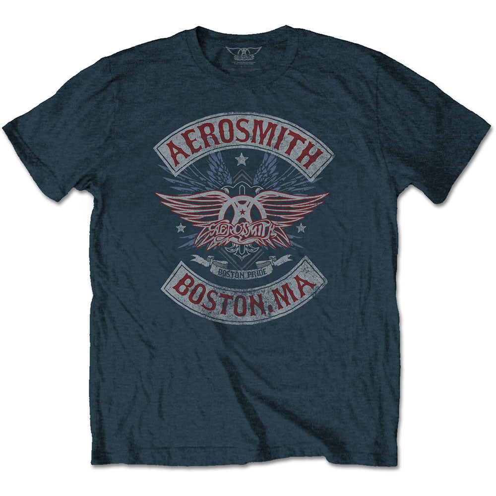 Aerosmith Unisex T-Shirt: Boston Pride T-Shirt