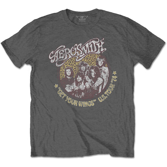 Aerosmith Unisex T-Shirt: Cheetah Print T-Shirt