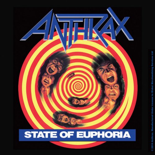 Anthrax Single Cork Coaster: State of Euphoria Onderzetter