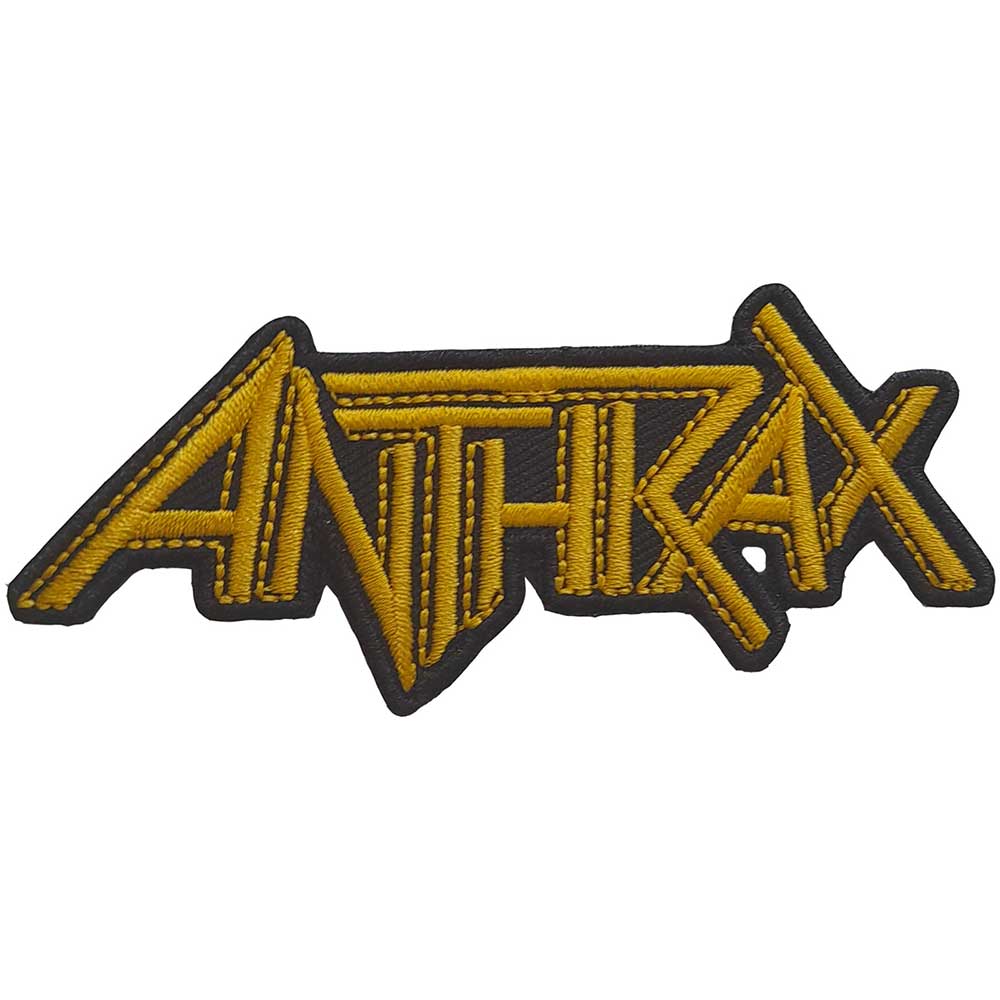 Anthrax Standard Patch: Yellow Logo Standaard patch