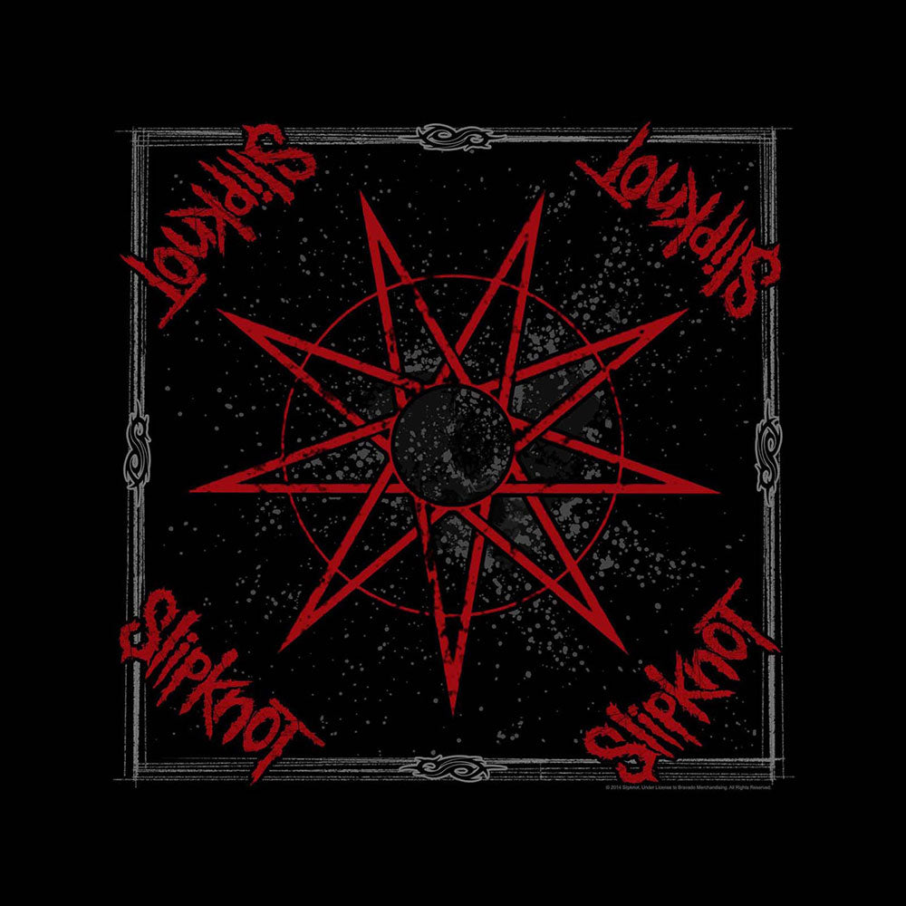 Slipknot Unisex Bandana: Nine Pointed Star Bandana