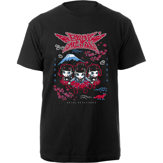 Babymetal Unisex T-Shirt: Pixel Tokyo T-Shirt