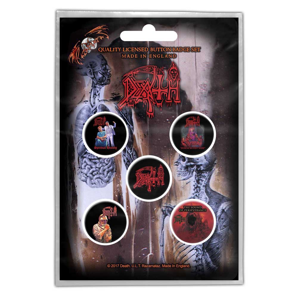 Death Button Badge Pack: Albums (Retail Pack) Set knoopspelden