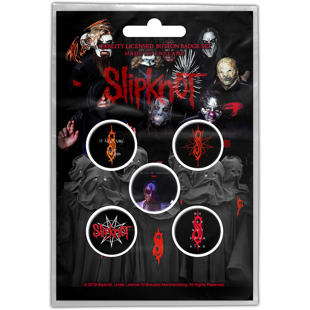 Slipknot Button Badge Pack: We Are Not Your Kind (Retail Pack) Set knoopspelden