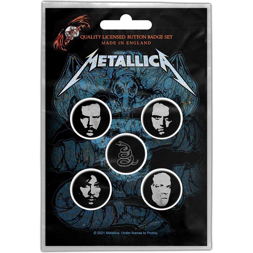 Metallica Button Badge Pack: Wherever I May Roam (Retail Pack) Set knoopspelden