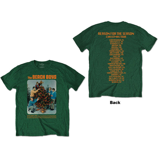 The Beach Boys Unisex T-Shirt: Xmas Album (Back Print) T-Shirt